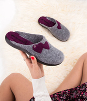 Kapcie damskie Inblu BS-40 Jasnoszare