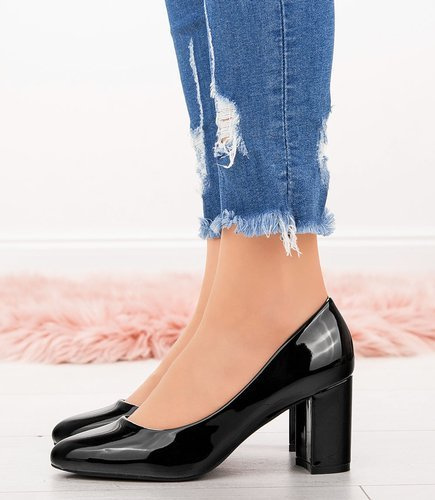 Czółenka damskie Queen Vivi 688 Czarne