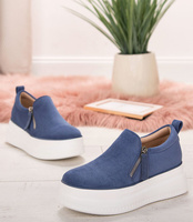 Buty sportowe damskie N/M HQ261 Niebieskie