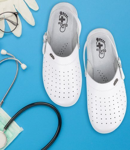 Klapki męskie Dr Orto 157M102 Białe