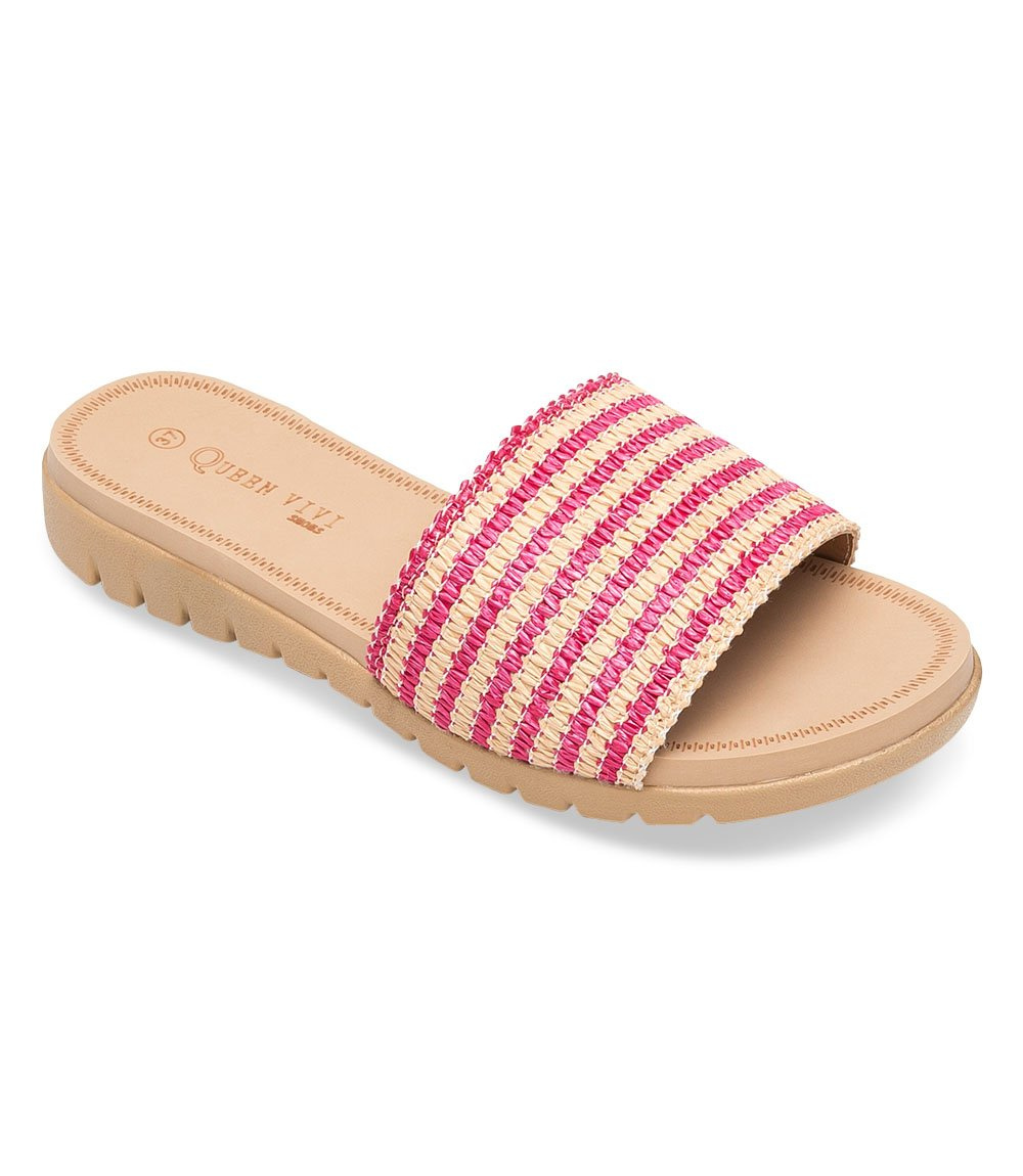 Klapki damskie Queen Vivi 809 Różowe