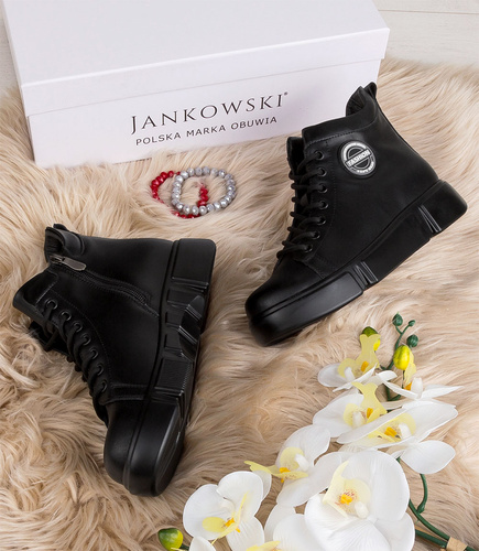 Botki damskie Jankowski JK/B-3-212 Czarne