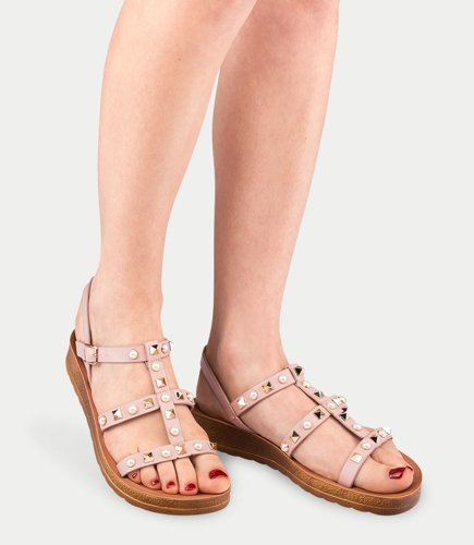 Sandałki damskie Sixth Sens PK18 Różowe