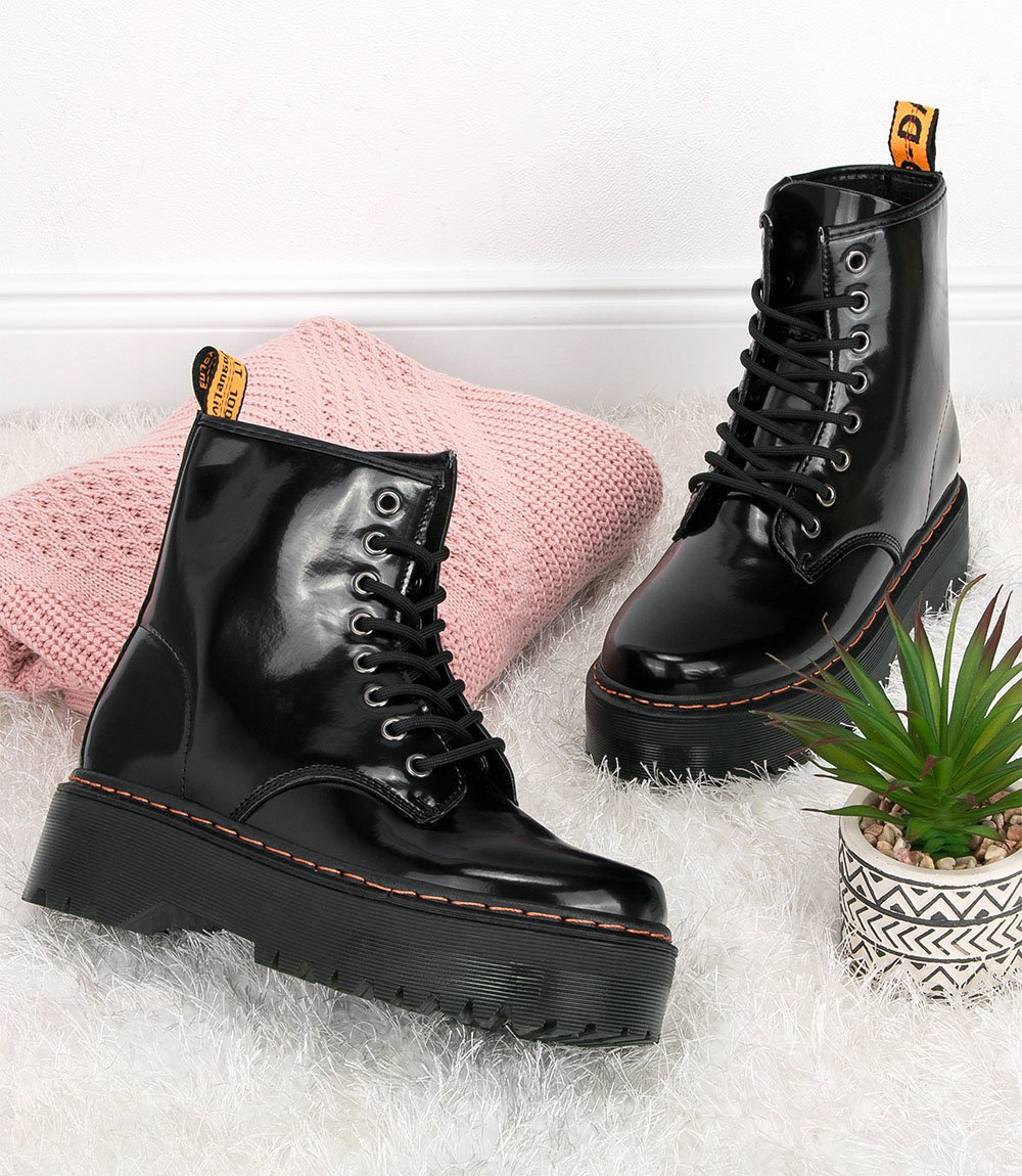 Glany damskie N/M KS-1255 Czarne