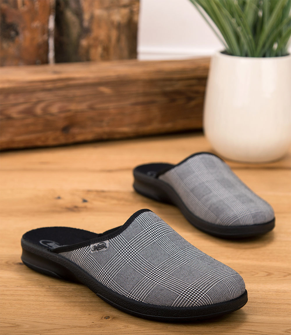 Kapcie męskie Befado 548M027 Szare