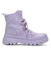 Botki damskie N/M HY288-G Fioletowe