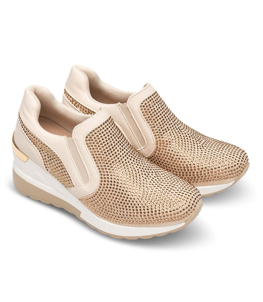 Buty sportowe damskie Super Mode 5162 Beżowe