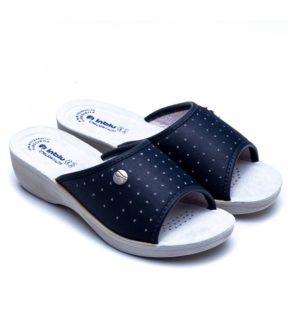 Klapki damskie Inblu PL-45 Granatowe