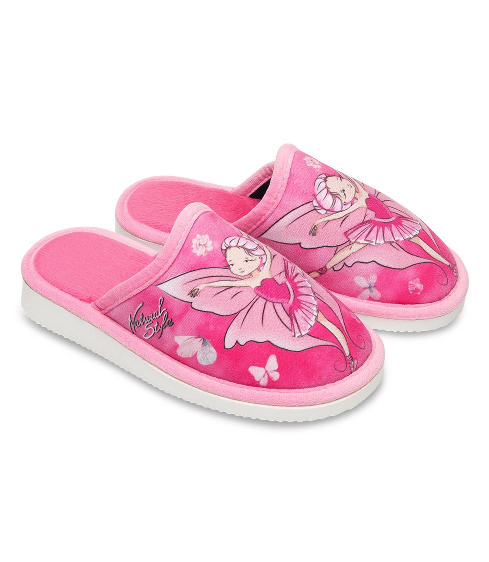 Kapcie dziecięce Natural Style NS-160 Różowe