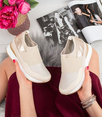 Buty sportowe Foreverfolie HQ218 Złote