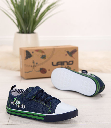 Trampki dziecięce Lano FB12 Granatowe