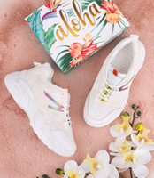 Buty sportowe damskie N/M BM-590 Białe