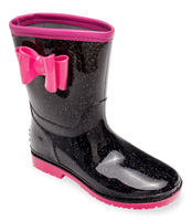 Kalosze dziecięce Lano FMTT-02 Czarno-Różowe