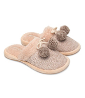 Kapcie damskie Natural Style NS-249 Beżowe