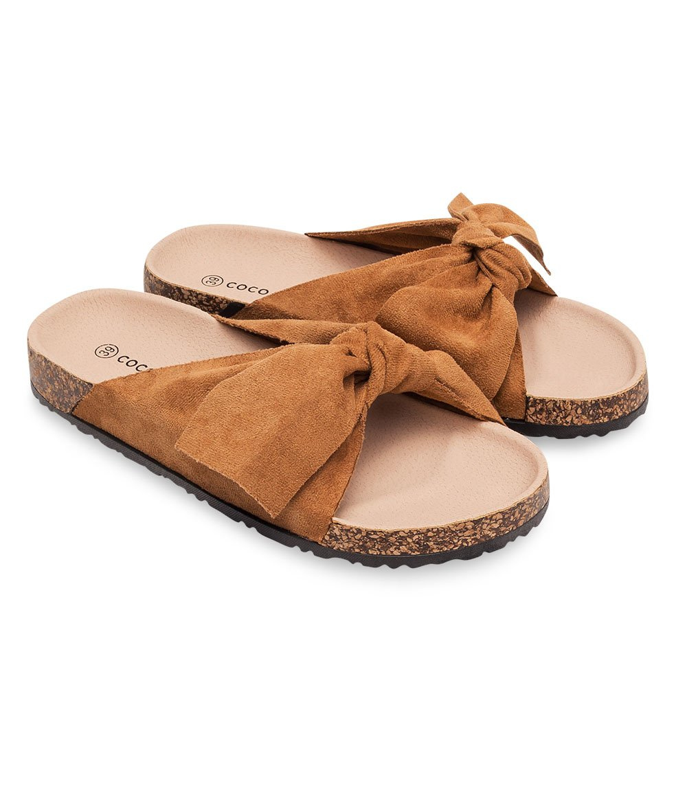 Klapki damskie Coco Perla 2553 Brązowe