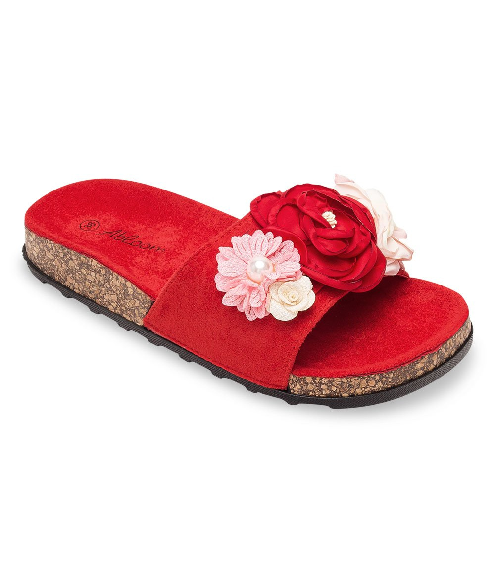 Klapki damskie Abloom WL229 Czerwone
