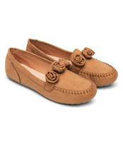 Mokasyny damskie Abloom 195-2 Brązowe