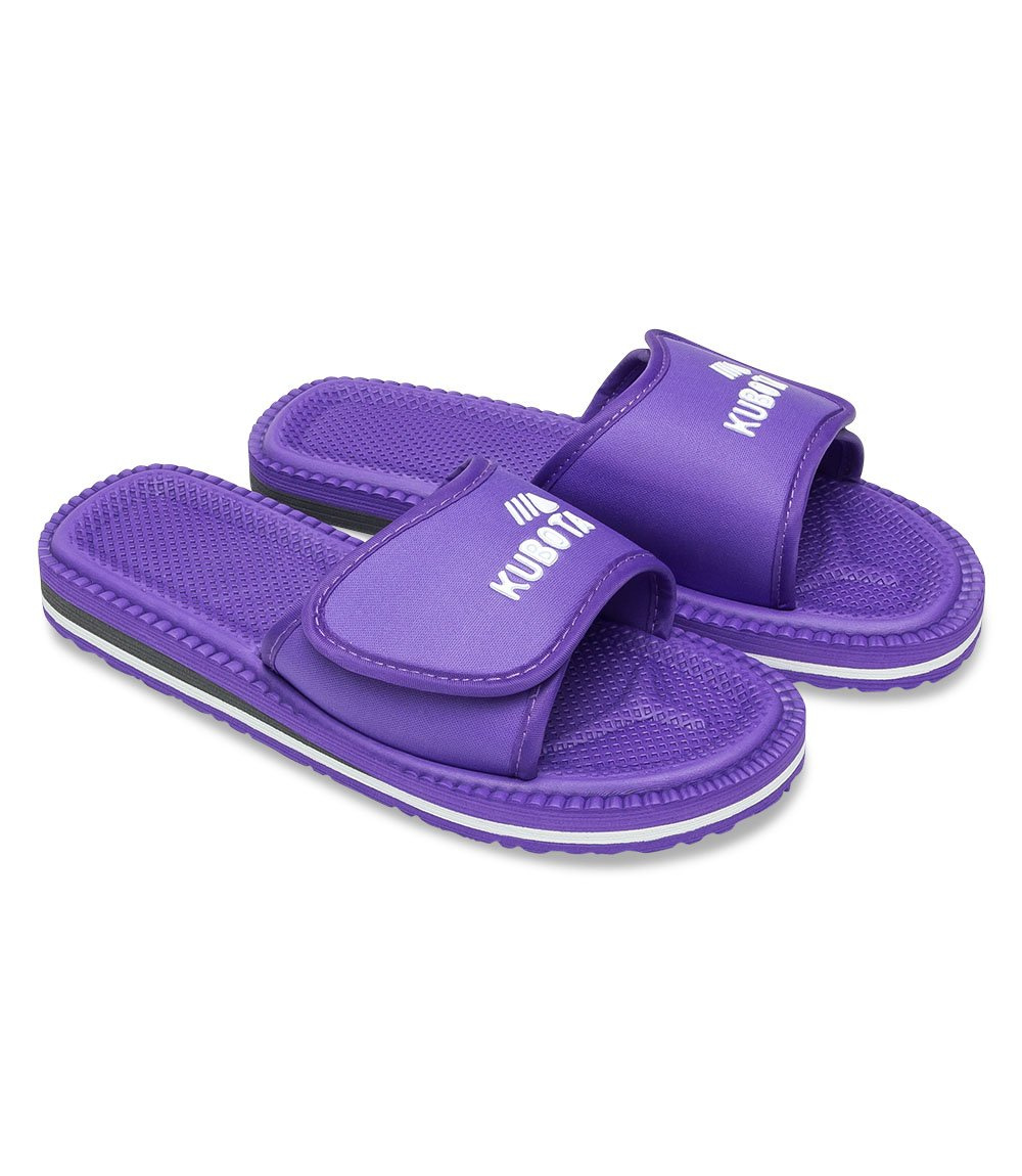 Klapki damskie Kubota Rzep KKRZ04 Fioletowe