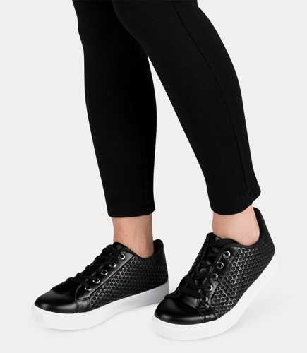 Buty sportowe damskie N/M R219 Czarne