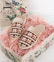 Kapcie damskie Natural Style NS-073 Beżowe