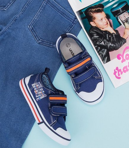 Trampki dziecięce Underline 69B1903 Granatowe