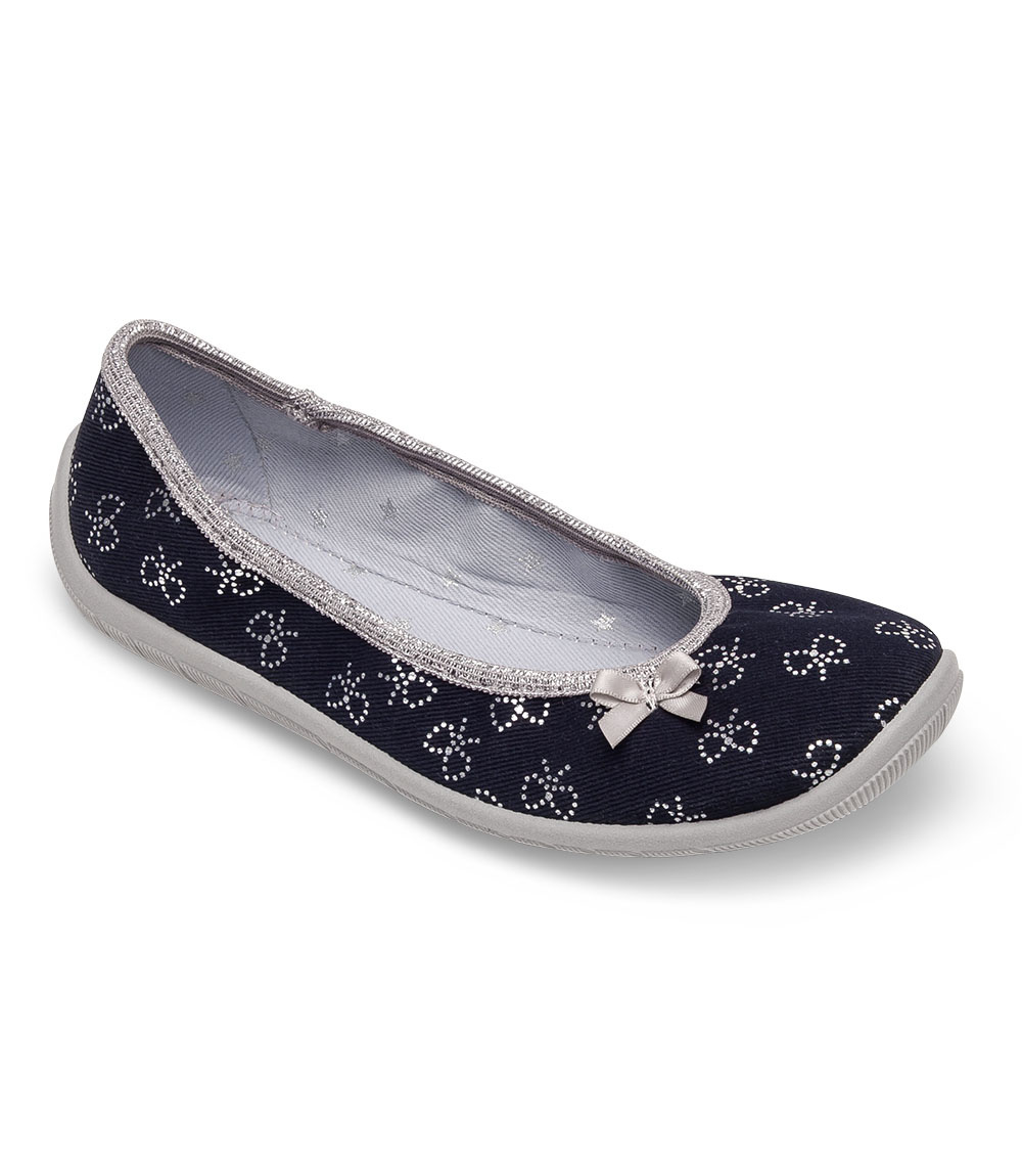 Balerinki dziecięce Befado 980Y097 Granatowe