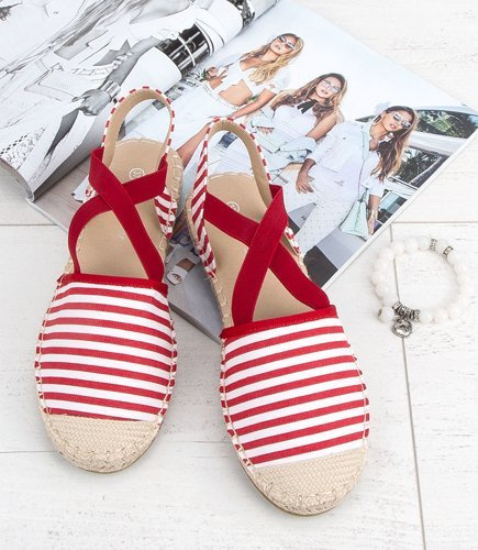 Sandałki damskie Sixth Sens 888-51 Czerwone