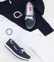 Mokasyny Big Star AA274270 Granatowe