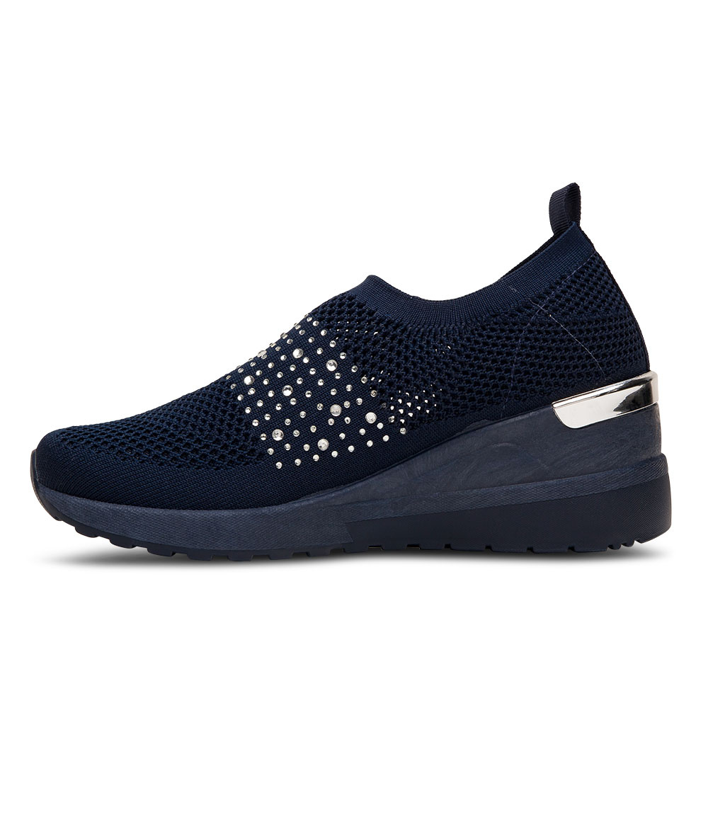 Buty sportowe damskie Skotnicki P-3-0589 Granatowe