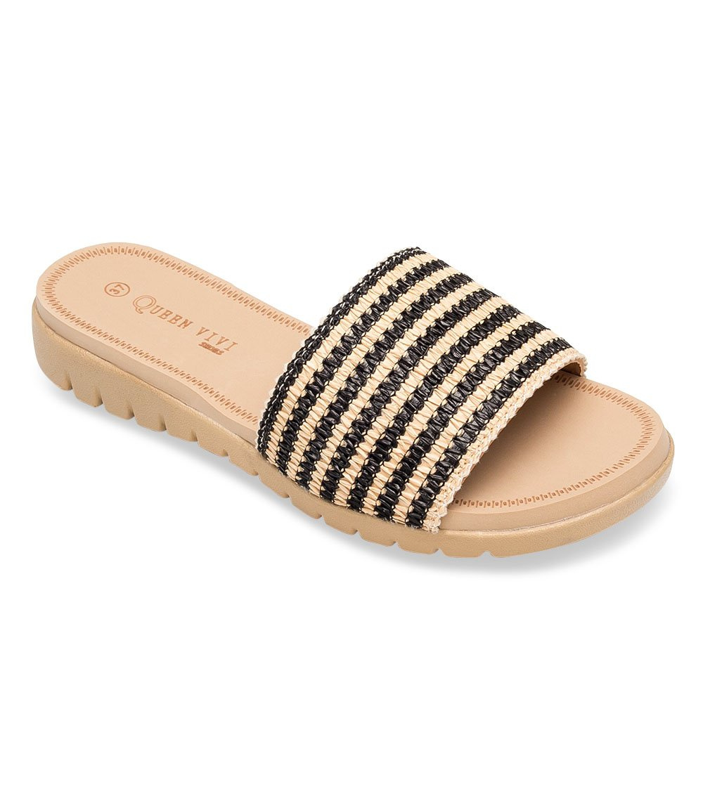 Klapki damskie Queen Vivi 809 Czarne