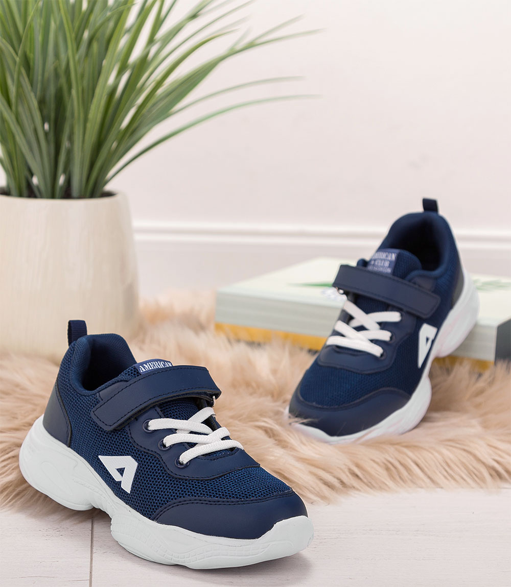 Buty sportowe dziecięce American Club BD02/21 Granatowe