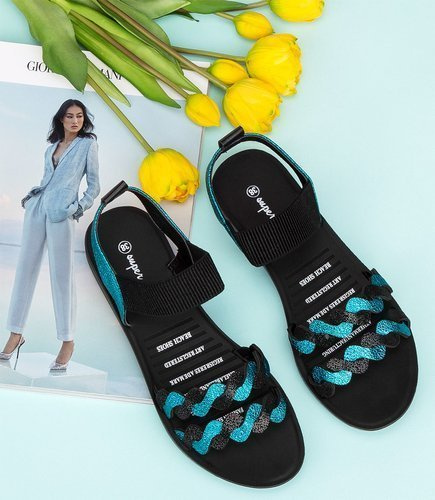 Sandałki damskie Super Mode 446 Niebieskie