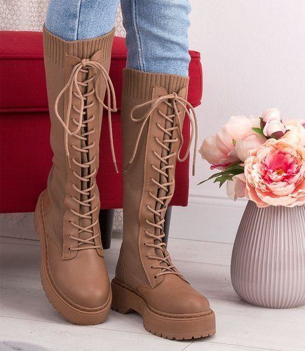 Botki damskie Sixth Sens JW99 Brązowe