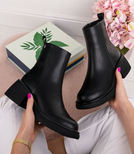 Botki damskie Jankowski JK/B-3-120 Czarne