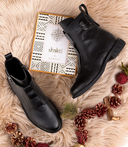 Botki damskie Jankowski JK/B-3-314 Czarne