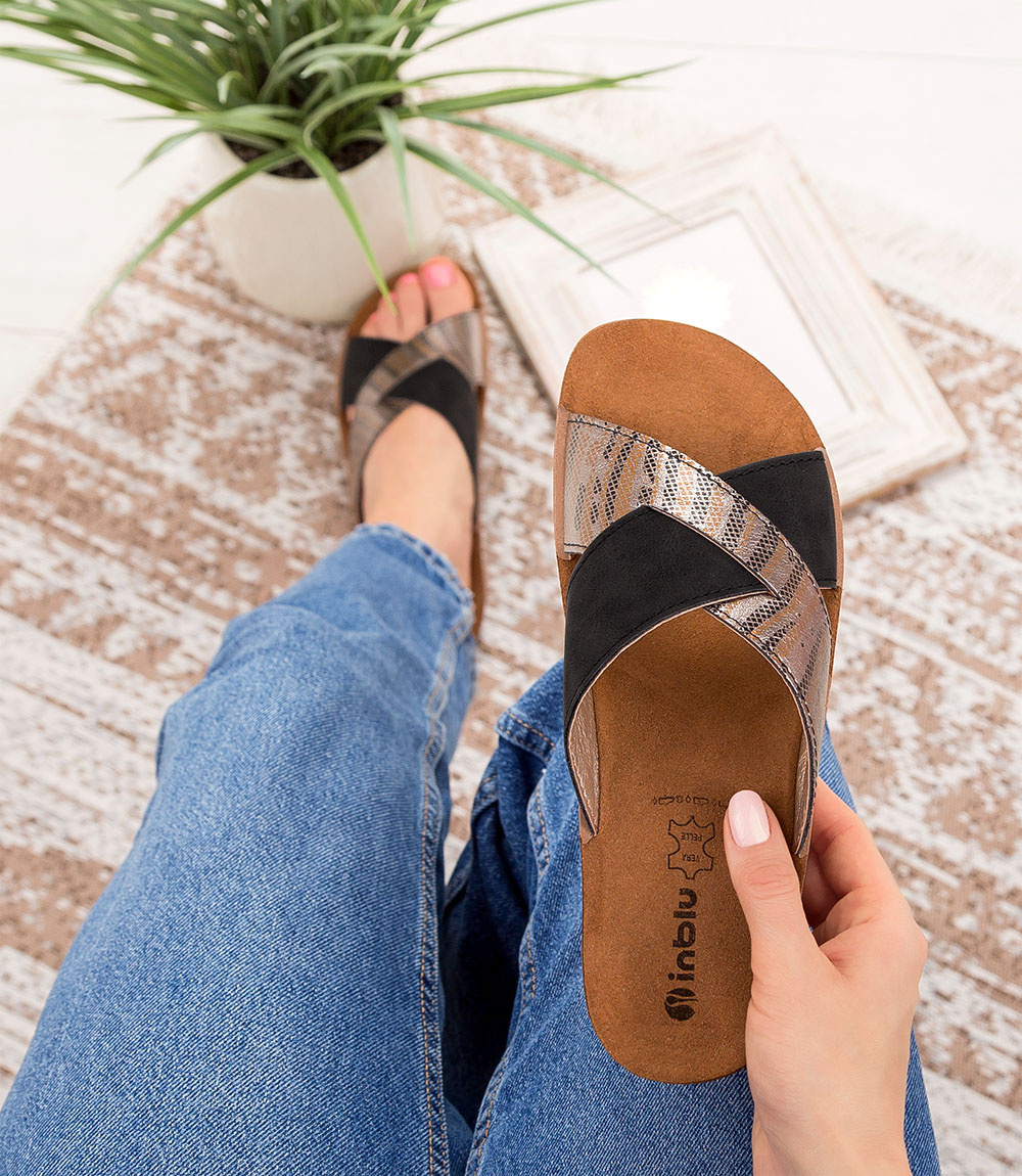 Klapki damskie Inblu CP-38 Czarne