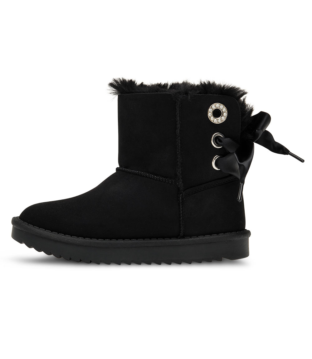 Śniegowce dziecięce W.S Shoes C-06 Czarne