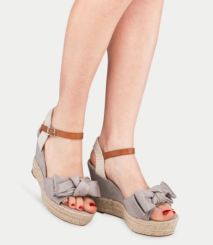 Sandały damskie Joalice 100-010SC-1 Szare