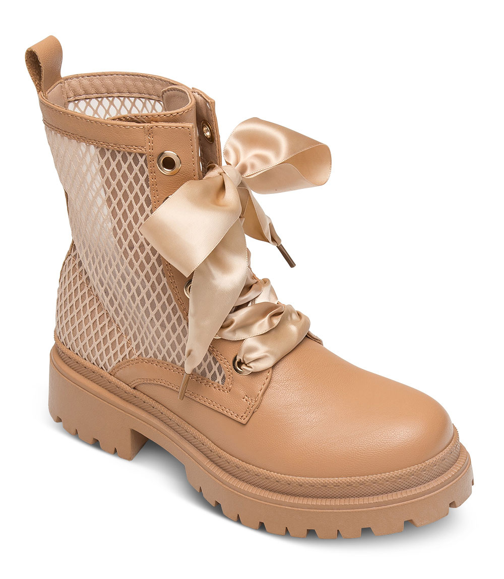 Botki damskie Lady Glory F6008 Brązowe