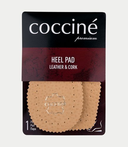 HEEL PAD LEATHER & CORK Podpiętki skórzane na korku